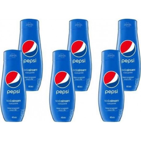 SODASTREAM Lot De 6 Concentrés Pepsi 440ml