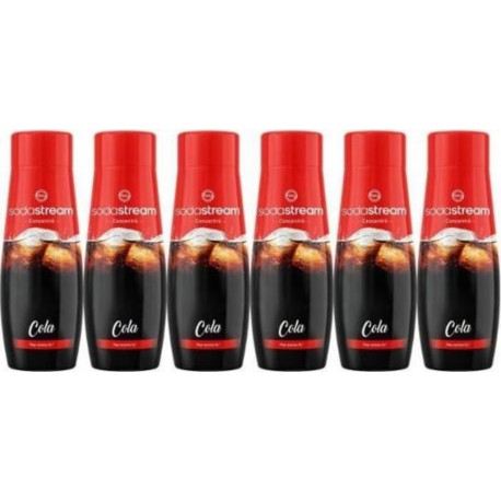 SODASTREAM Lot De 6 Concentrés Cola 440ml