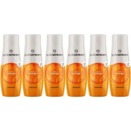 SODASTREAM Concentrés Lot De 6 Concentrés Orange Jusqu'a De Boissons 440 Ml 54L