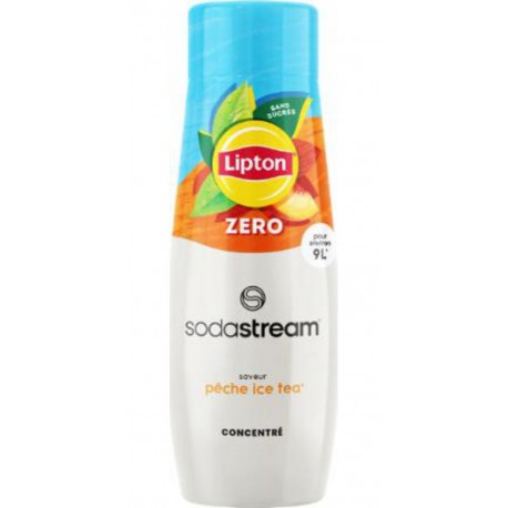 SODASTREAM Concentré Lipton Ice Tea saveur Pêche Zéro 440ml
