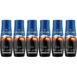 SODASTREAM Lot De 6 Concentrés Cola Sans Sucres 440ml
