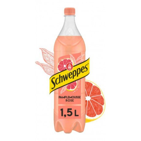 SCHWEPPES Soda Pamplemousse Rose SCHWEPPES