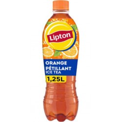 LIPTON Boisson Pétillante Ice Tea Saveur Orange LIPTON