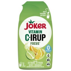 JOKER Boisson Concentrée à Diluer Vitamin C-Irup Focus Citron Citron Vert Orange Zéro Sucres JOKER