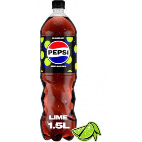 PEPSI Soda au Cola Sans Sucres Saveur Citron PEPSI