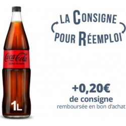 COCA-COLA Soda au Cola Zéro Sucres COCA-COLA