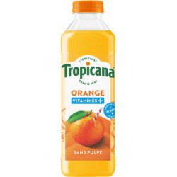 TROPICANA Jus d'orange Vitamines sans pulpe TROPICANA