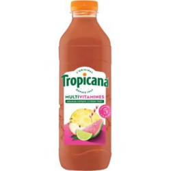 TROPICANA Jus de Fruits Multivitaminés Ananas Goyave et Citron Vert TROPICANA