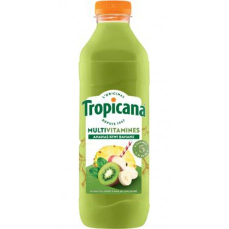 TROPICANA Jus de Fruits Multivitaminés Ananas Kiwi et Banane TROPICANA