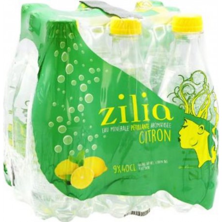 ZILIA Eau Minérale Gazeuse Aromatisée Citron ZILIA