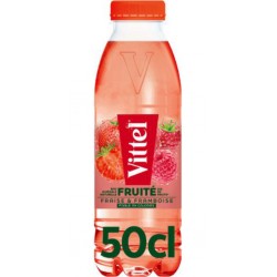 VITTEL Eau Plate Aromatisée Fruitée Jus De Fruits Fraise Framboise Faible En Calories VITTEL