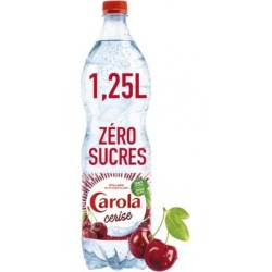 CAROLA Eau Plate Aromatisée Cerise Zéro Sucres CAROLA