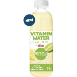 JOKER Eau Plate Aromatisée Refresh Citron Citron Vert Vitamin et Fruits JOKER