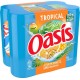 Oasis Boisson aux Fruits goût Tropical 33cl slim (lot de 2 packs de 6 soit 12 canettes)